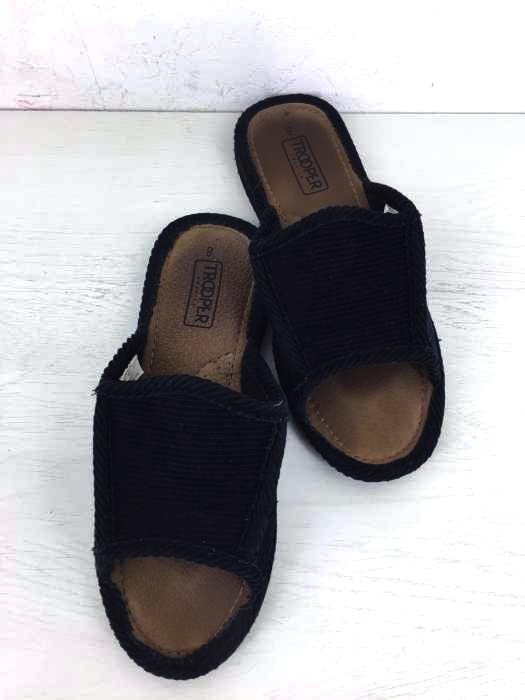 TROOPER AMERICA(トゥルーパーアメリカ) OPEN TOE & HEEL SLIPPERS CORDUROY メンズ  8