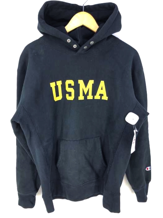Champion(チャンピオン) WIND STOPPER USMAロゴ リバースウィーブパーカー メンズ  XL