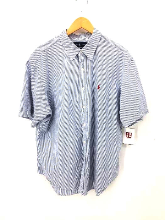 RALPH LAUREN(ラルフローレン) 90s シアサッカーストライプシャツ メンズ JPN:XL