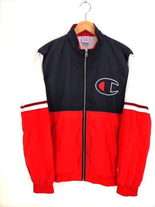 Champion(チャンピオン) ロゴ ナイロンジャケット メンズ  L