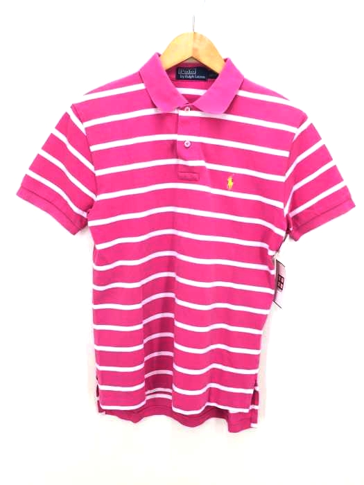 Polo by RALPH LAUREN(ポロバイラルフローレン) スモールポニー刺繍ボーダーポロシャツ メンズ JPN：S