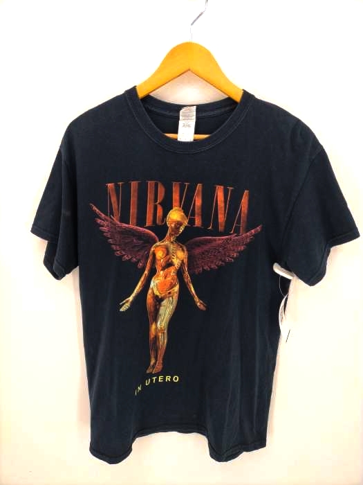 GILDAN フロントプリントTシャツ メンズ M