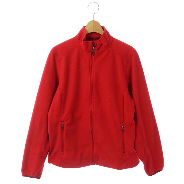 L.L.Bean(エルエルビーン) フリースジャケット ジップアップ S 赤 レッド /MF メンズ  S