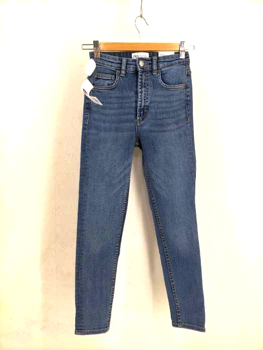 ZARA(ザラ) ハイウエストスキニーデニムパンツ レディース EUR：34