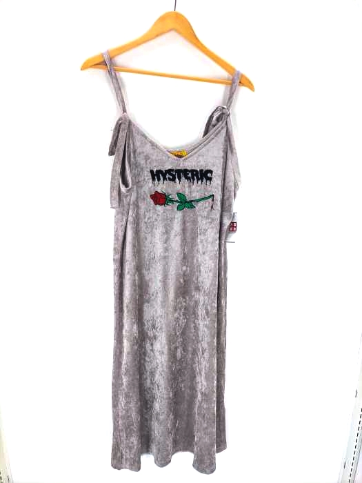 HYSTERIC GLAMOUR(ヒステリックグラマー) 21AW HYS ROSE刺繍 キャミソール レディース FREE
