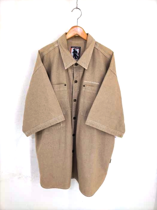 USED古着(ユーズドフルギ) 90~00s DAMANI DADA オーバーサイズワークシャツ メンズ JPN：XXL