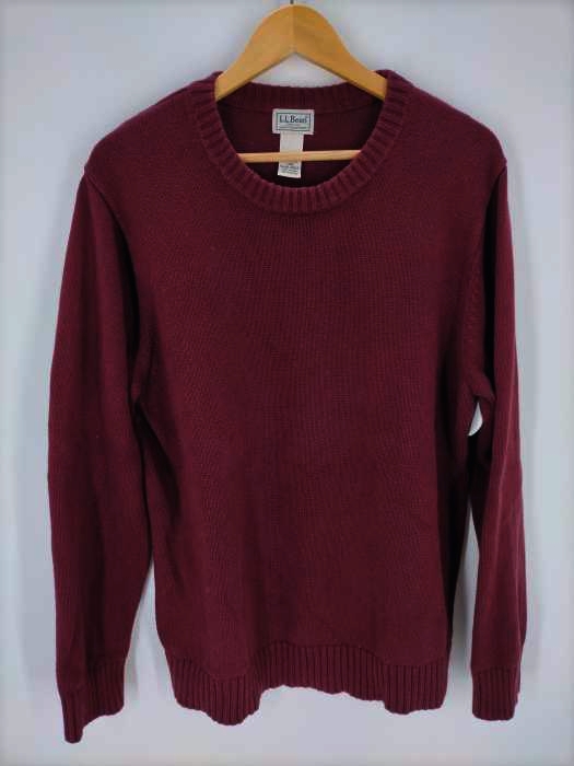 L.L.Bean(エルエルビーン) クルーネックコットンニット メンズ JPN：L