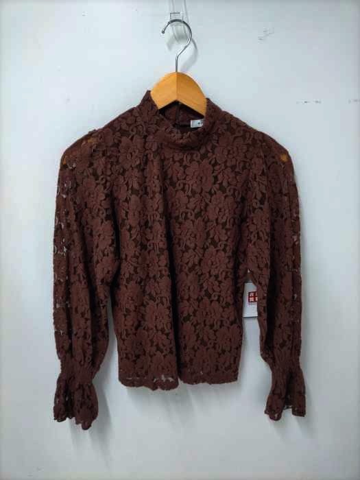 moussy(マウジー) SHRRING LACE TOP レディース  FREE