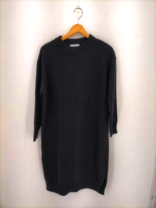 AZUL by moussy(アズールバイマウジー) SLIT KNIT LONG ONEPIECE レディース  M