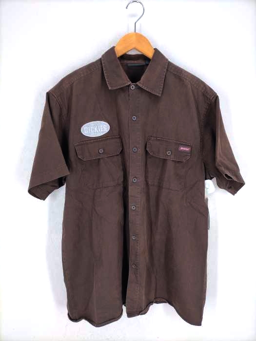 Dickies(ディッキーズ) ロゴパッチワークシャツ メンズ JPN：L