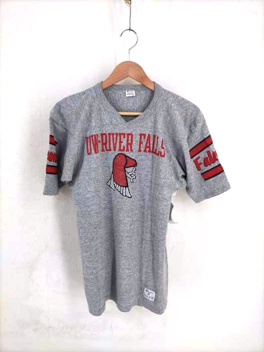 Champion(チャンピオン) 80s USA製 トリコタグ UW-RIVER FALLS ホッケーTEE メンズ JPN：M