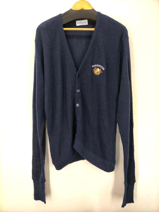 USED古着(ユーズドフルギ) {{PICKEERING}} USA製 ビンテージアクリルカーディガン メンズ import：L