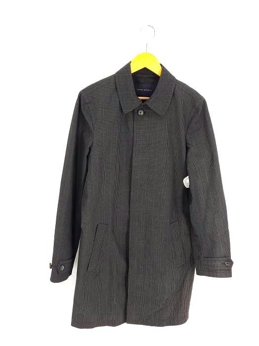 BANANA REPUBLIC(バナナリパブリック) チェック柄 ステンカラーコート メンズ JPN：M