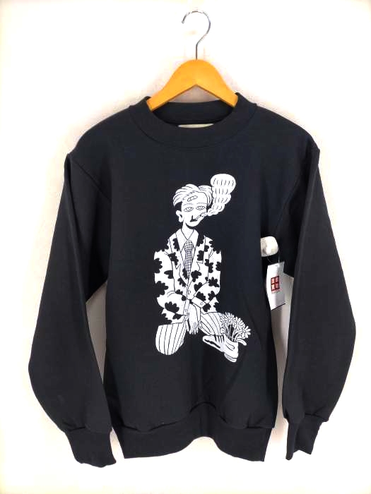 USED古着(ユーズドフルギ) {{EUREKA THE CURATION MARKET}} オザキエミコラボ USA製スウェット メンズ JPN：S