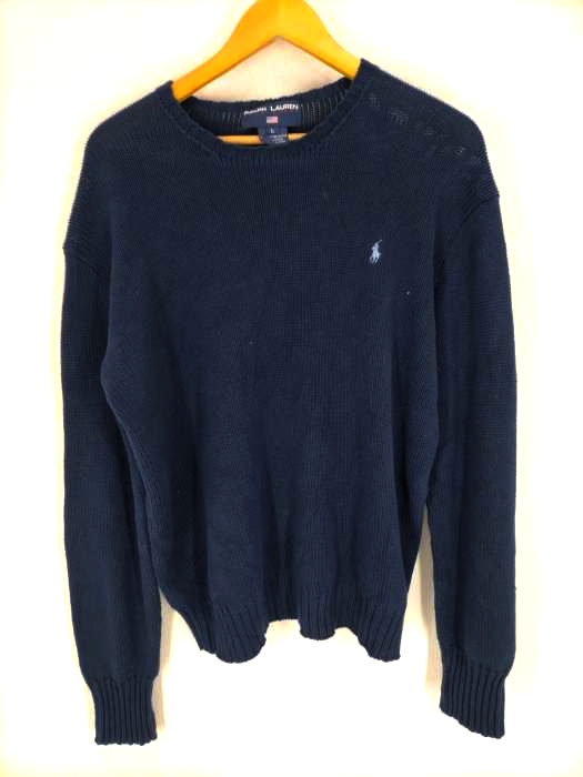 ポロスポーツラルフローレン POLO SPORT RALPH LAUREN 90S ポニー刺繍コットンニット メンズ JPN：L