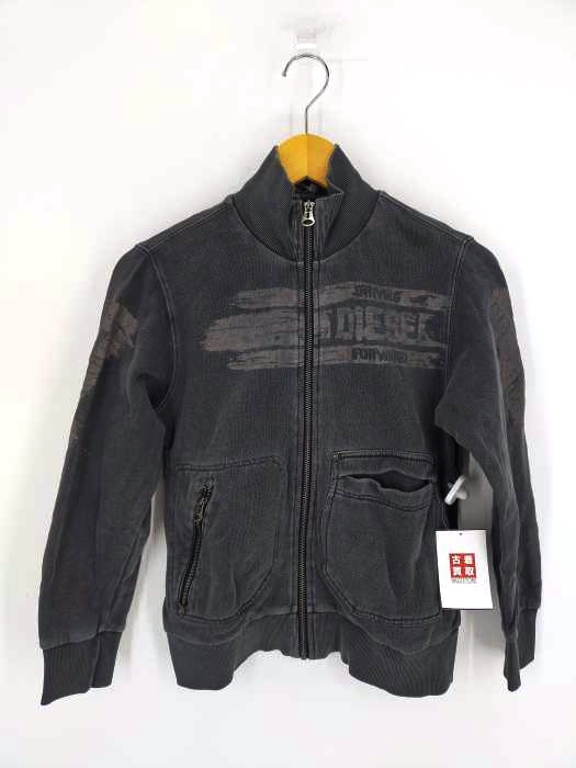 ディーゼル DIESEL ロゴプリント ジップアップスウェット レディース 表記無