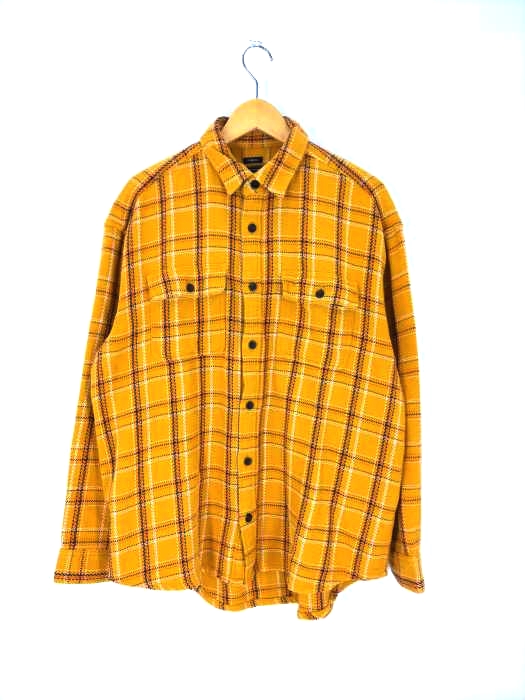 ギャップ Gap BIG SHIRTS オーバーサイズ ツイル チェックシャツ メンズ JPN：M