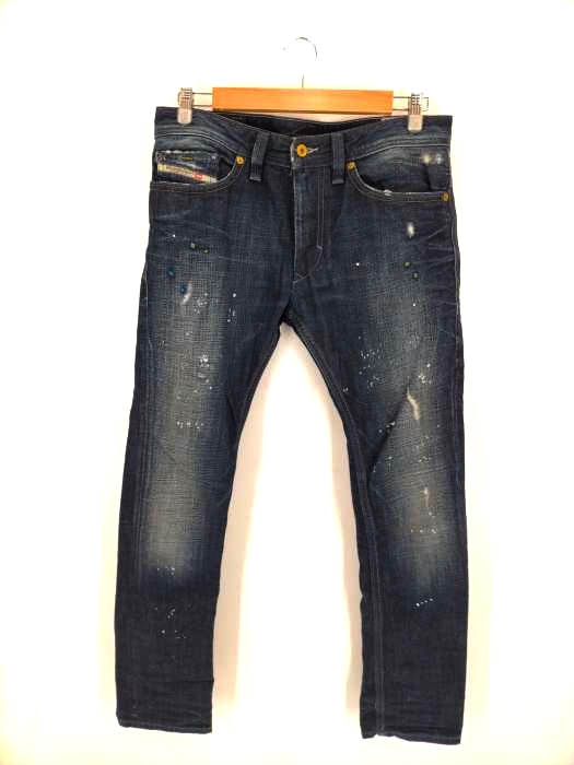 ディーゼル DIESEL THANAZ SLIM SKINNY ペイント加工 デニムパンツ メンズ  29