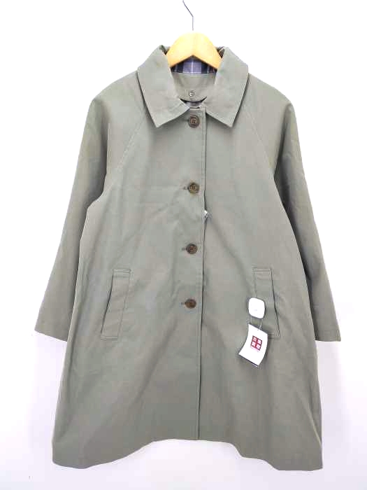 ユーズドフルギ USED古着 {{afternoontea}}タータンエコライナーコート レディース  M-L