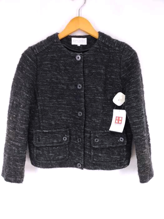 マッキントッシュフィロソフィー MACKINTOSH PHILOSOPHY ウール クロップドノーカラージャケット レディース JPN：38