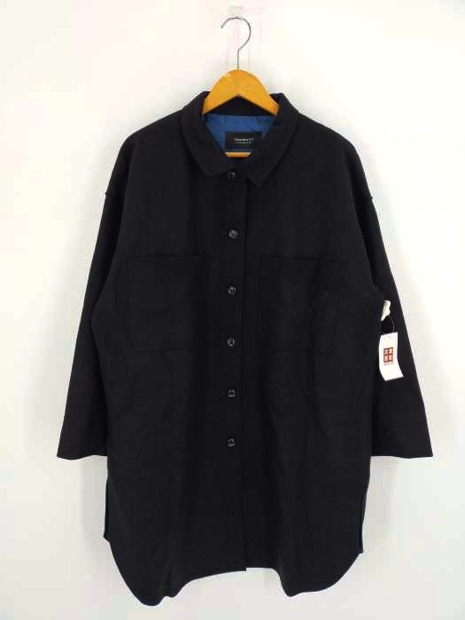 ギャバジンケーティー Gabardine K.T メルトンレギュラーカラーメルトンシャツワンピース レディース FREE