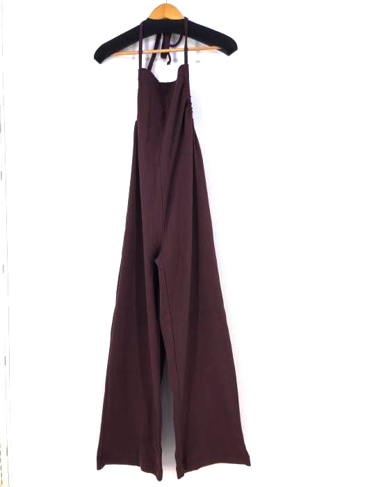 マウジー moussy RIB HALTER ジャンプスーツ レディース  1