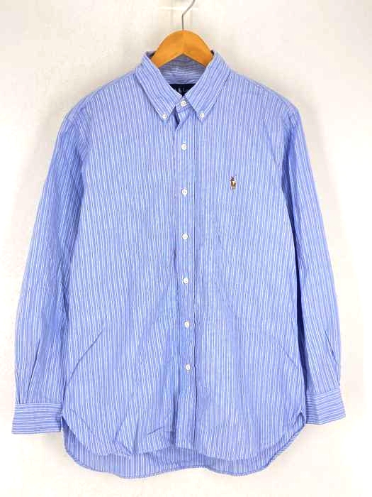 RALPH LAUREN(ラルフローレン) CUSTOM FIT ロゴ刺 繡BDシャツ メンズ トップス カジュアルシャツ