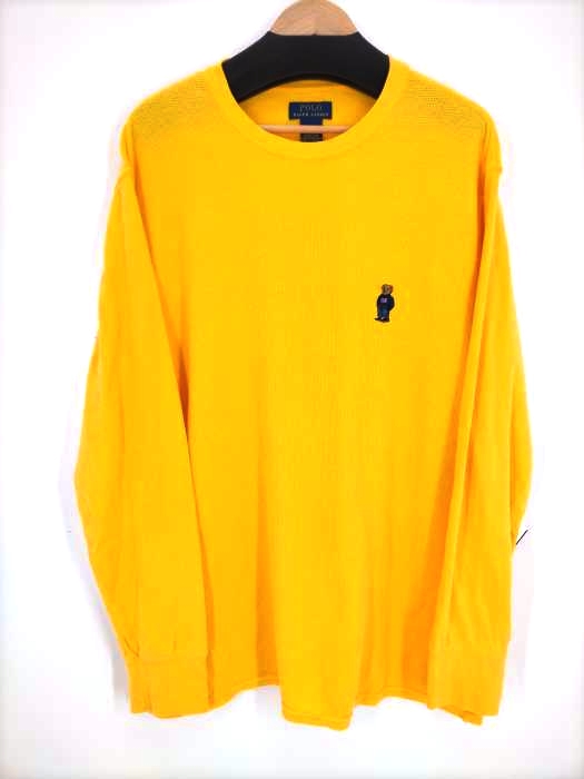 POLO RALPH LAUREN(ポロラルフローレン) ワッフルTシャツ ベア刺繍 メンズ 2XL