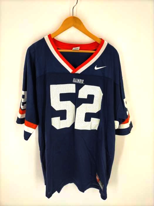 NIKE(ナイキ) 90S USA製 ILLINOIS フットボールシャツ メンズ JPN：XXL