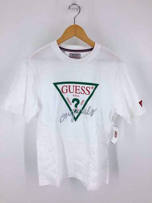 GUESS JEANS(ゲスジーンズ) トライアングル クエスチョンロゴ カットソー メンズ JPN:M