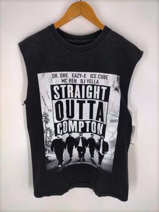 USED古着(ユーズドフルギ) n.w.a アーティストプリント ノースリーブシャツ メンズ 表記無