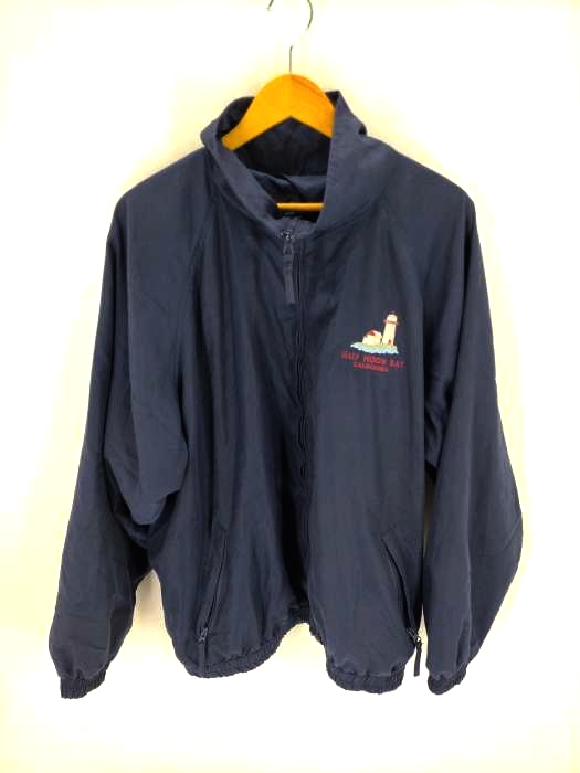 USED古着(ユーズドフルギ) OLD DUTCH HARBOR GEAR 刺繍ジップアップジャケット メンズ JPN:L