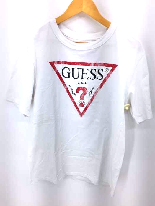 GUESS JEANS(ゲスジーンズ) フロントラバープリントTシャツ メンズ JPN：S