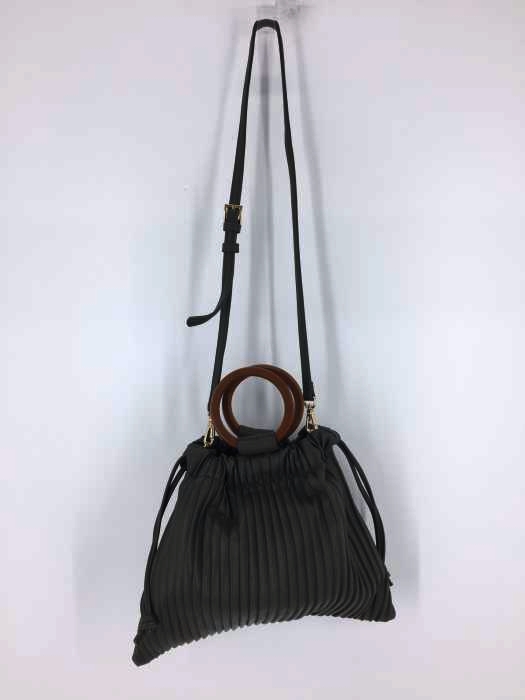 USED古着(ユーズドフルギ) ウッドハンドル フェイクレザーバッグ レディース 表記無