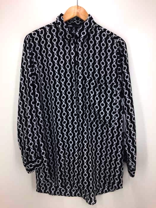 ZARA(ザラ) チェーンプリントシャツ レディース JPN：M