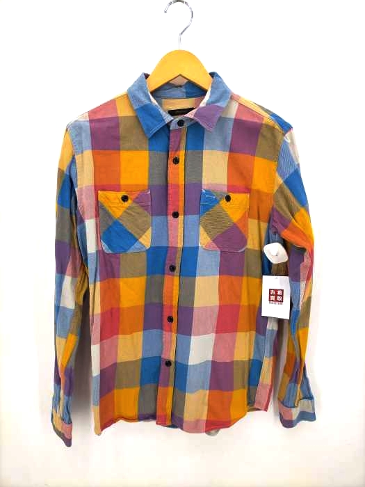 ユーズドフルギ USED古着 VINTAGE E.L マルチカラーシャツ メンズ 40