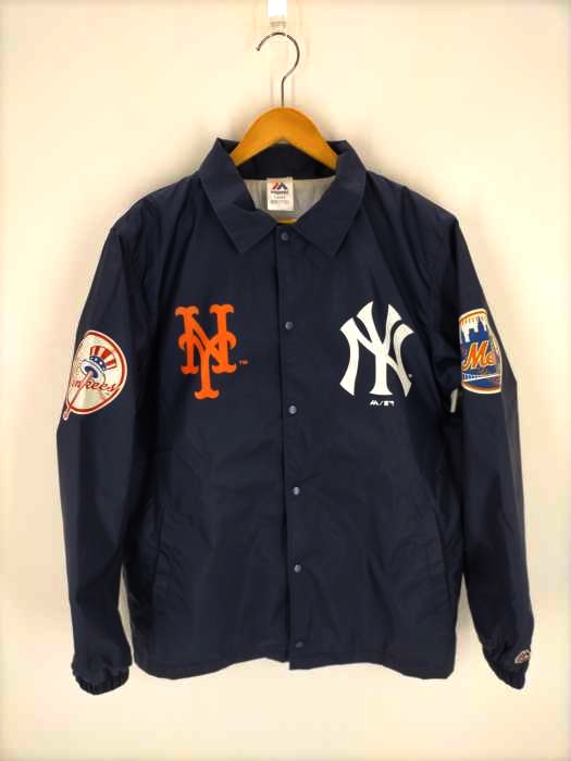 MAJESTIC(マジェスティック) YANKEES×METS サブウェイシリーズ コーチジャケット メンズ JPN:L