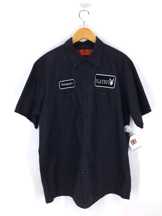 RED CAP(レッドキャップ) PLAY BOY ワッペンワークシャツ メンズ JPN：XL