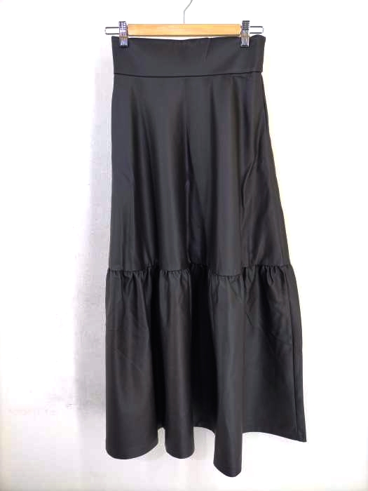 USED古着(ユーズドフルギ) Hey Life Store fake leather long flared skirt レディース JPN：S