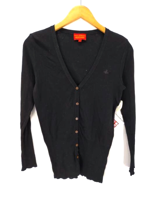Vivienne Westwood RED LABEL(ヴィヴィアンウエストウッドレッドレーベル) ロゴ入りカーディガン レディース JPN：2