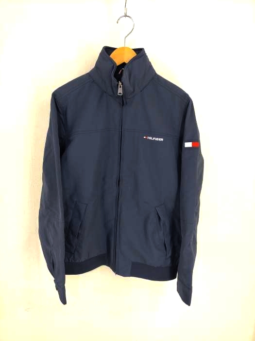 TOMMY HILFIGER(トミーヒルフィガー) ロゴ刺繍ナイロンブルゾン メンズ JPN：M