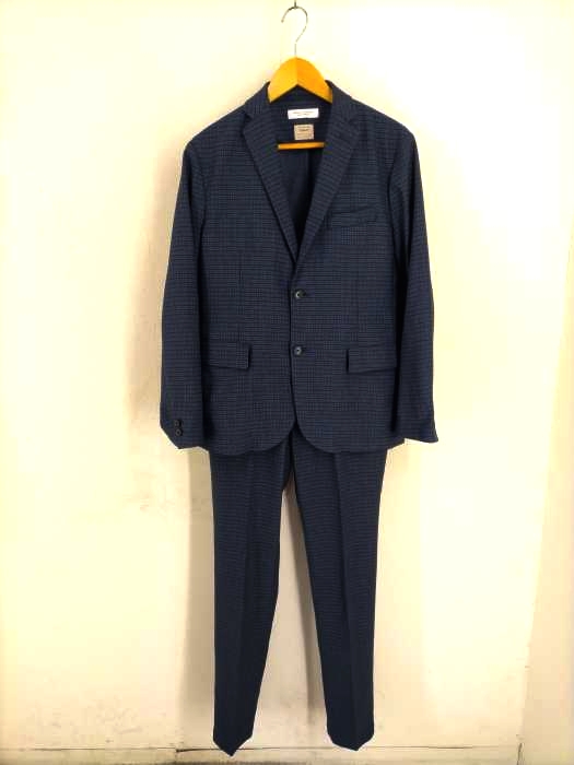 BEAUTY & YOUTH UNITED ARROWS(ビューティーアンドユースユナイテッドアローズ) 17AW TORAY 千鳥格子2Bテーラードジャケットセットアップ メンズ JPN：L