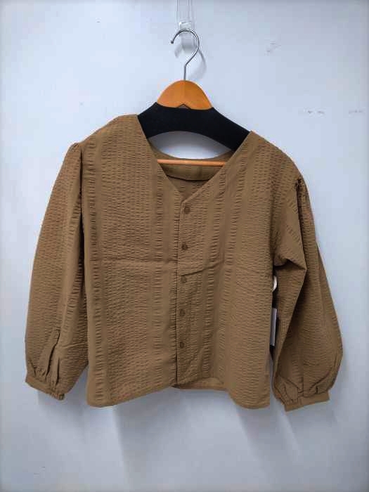 moussy(マウジー) CHECK PUFF SLEEVE BLOUSE レディース  FREE