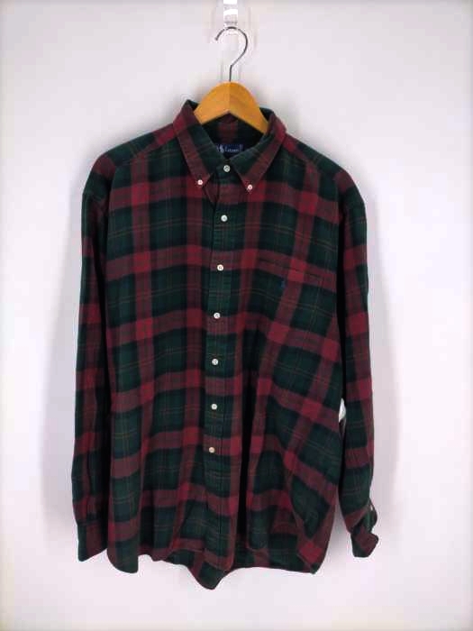 RALPH LAUREN(ラルフローレン) 90S BLAIRE ボタンダウンフランネルシャツ メンズ JPN：XL