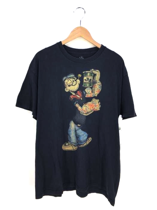 ポパイ POPEYE キャラクタープリントTシャツ メンズ import：XL