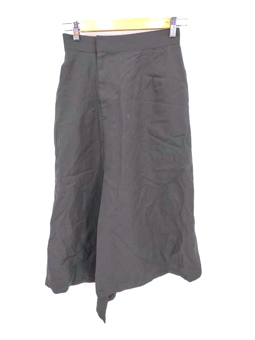 GVGV(ジーブイジーブイ) WOOL GABARDINE MIDI SKIRT レディース JPN：36