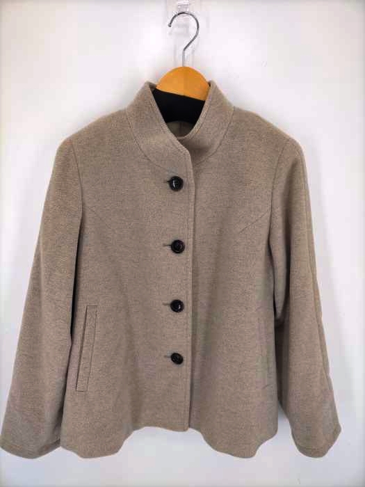 USED古着(ユーズドフルギ) カシミヤ混スタンドカラージャケット レディース JPN：42