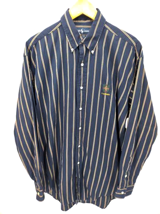 ラルフローレン RALPH LAUREN BLAIRE レジメンタルストライプ BDシャツ メンズ JPN：M