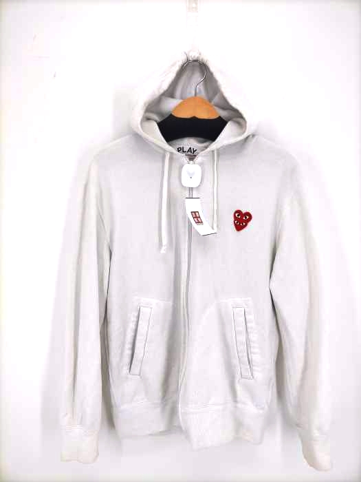 プレイコムデギャルソン PLAY COMME des GARCONS Double Red Heart Hoodie メンズ JPN：L