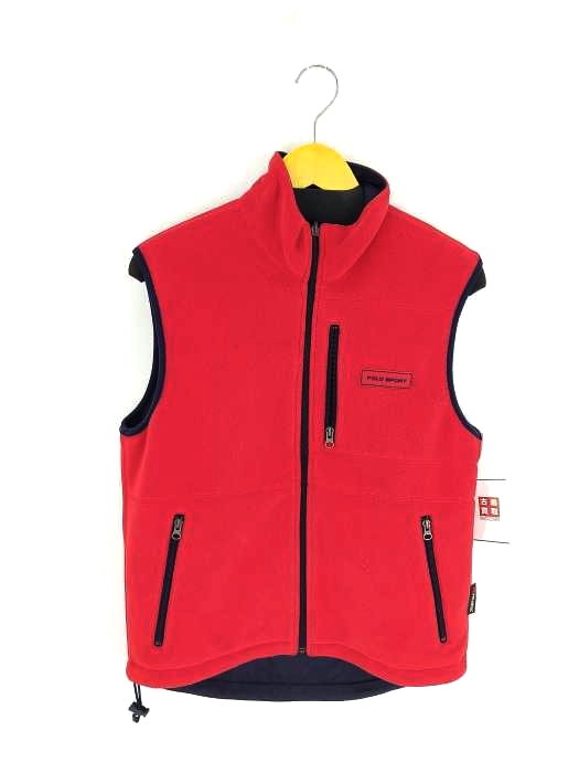 ポロスポーツラルフローレン POLO SPORT RALPH LAUREN リバーシブルベスト フリースナイロン メンズ import：M